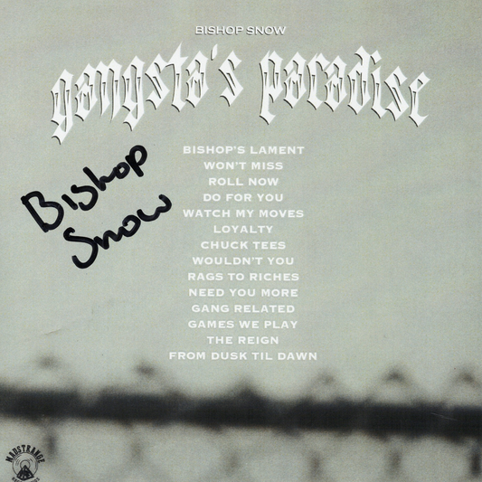 Bishop Snow - Gangsta's Paradise (サイン入り限定盤)
