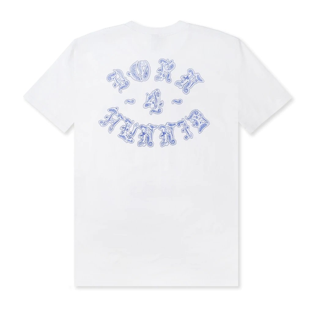 BORN X RAISED Blue Short Sleeve Tee