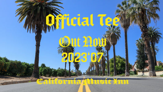✳︎ California Music Inn オフィシャルTシャツ 第1弾発売 ✳︎