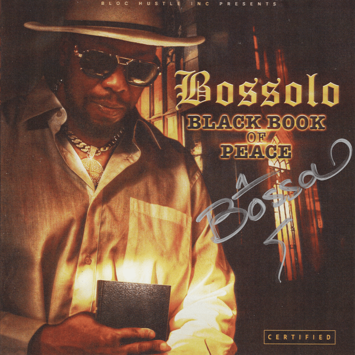 Bossolo - Black Book Of Peace (サイン入り限定盤)