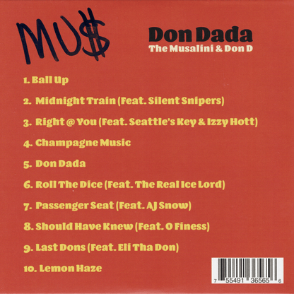 The Musalini - Don Dada (サイン入り限定盤)